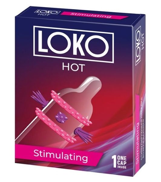 Изображение товара Насадка Loko Hot с возбуждающим эффектом №1 Насадка Loko Hot с возбуждающим эффектом №1 фотография