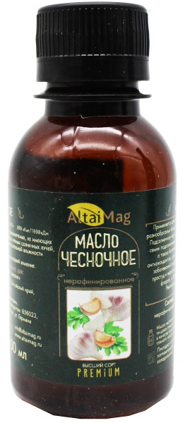 Изображение товара Масло Чесночное АлтайМаг 100мл Масло Чесночное АлтайМаг 100мл фотография